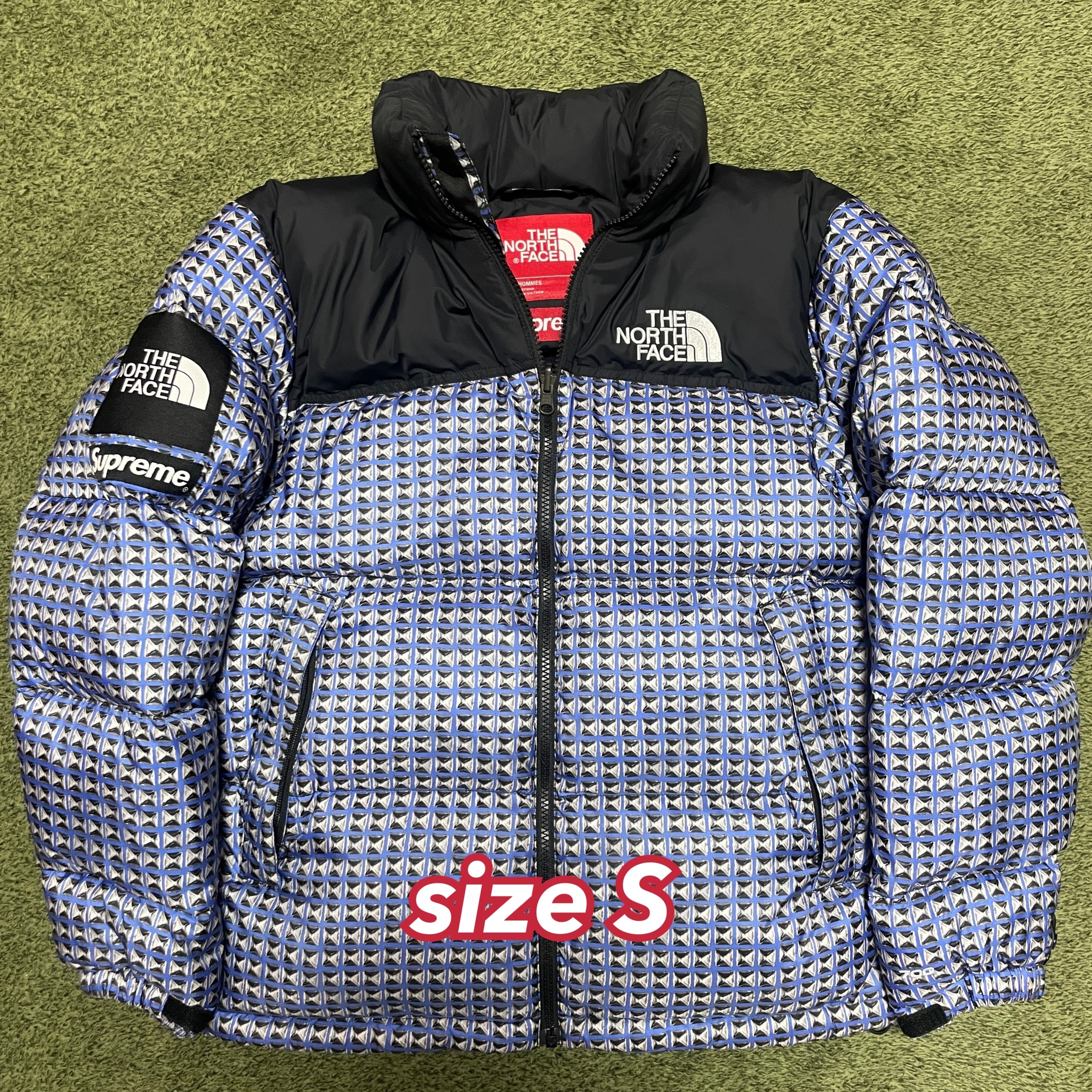 Supreme x The North Face Studded Nuptse Jacket "Royal"