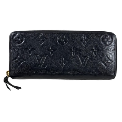 ルイヴィトン ポルトフォイユ・クレマンス モノグラムアンプラント 長財布 モノグラムアンプラント M60171 レディース LOUIS VUITTON 中古
