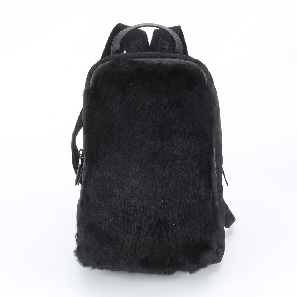 ■美品 プラダ テスート ナイロンラビット ファー 1BZ017