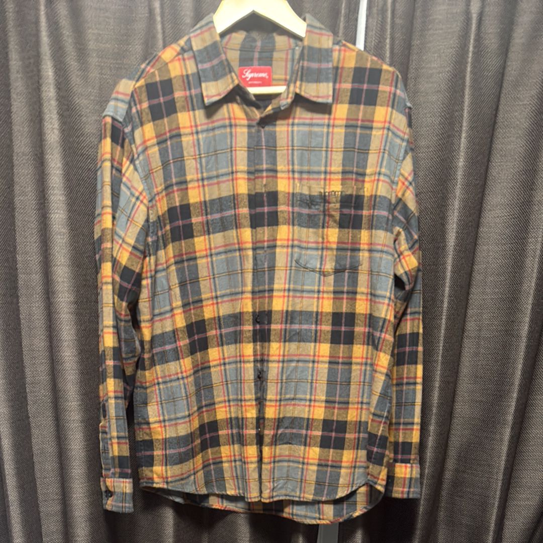 Supreme Plaid Flannel Shirt 