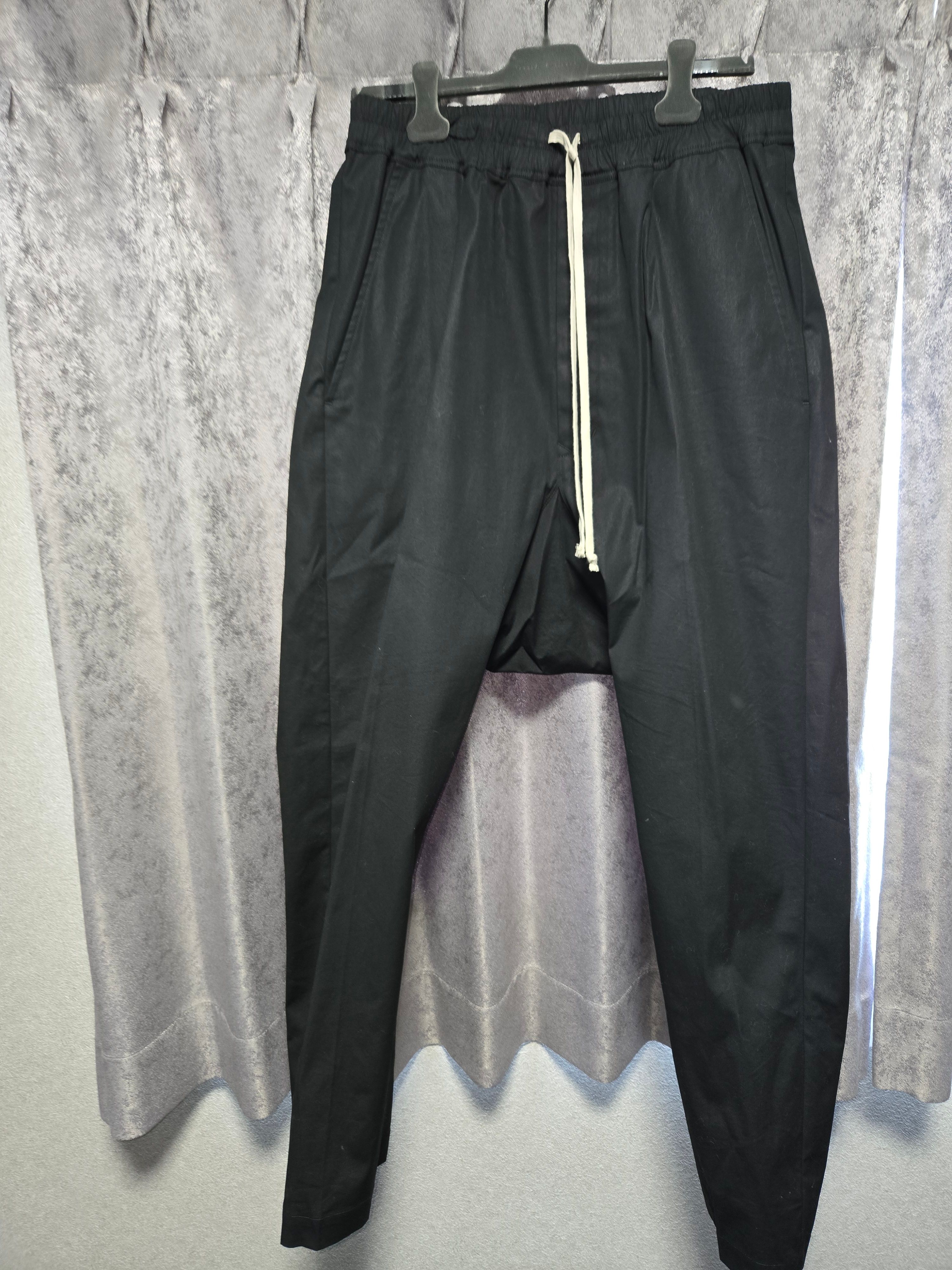 リックオウエンス クロップド トラック パンツ "ブラック"