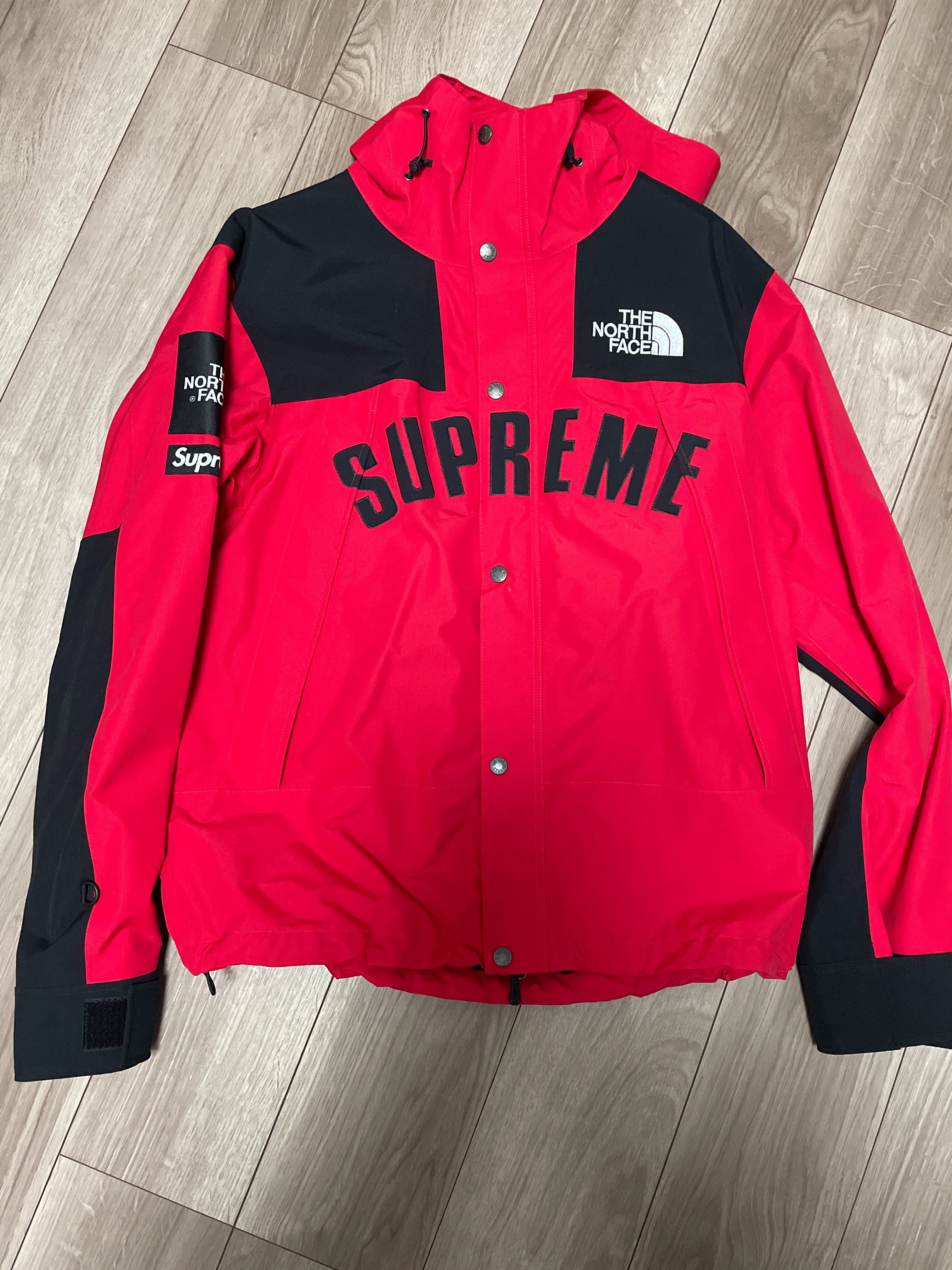 Supreme x The North Face Arc Logo Mountain Parka "Red"