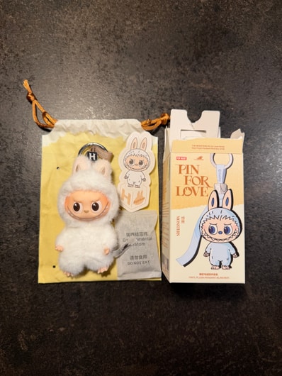 POP MART THE MONSTERS (LABUBU) Pin for Love Series-Vinyl Plush Pendant (A-M) H