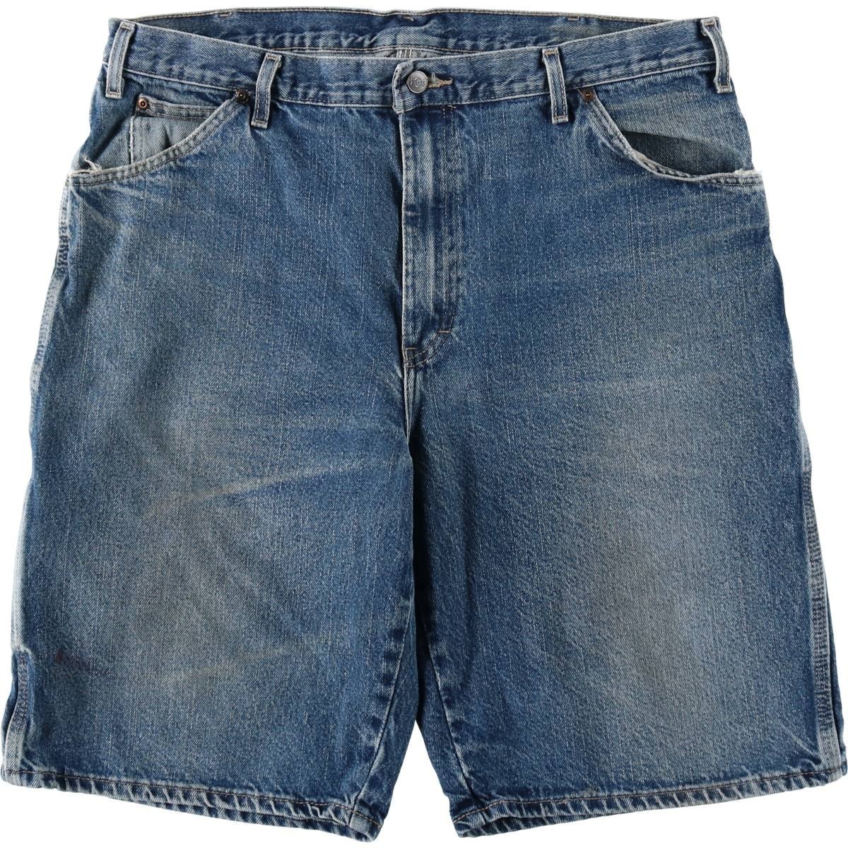 古着 ディッキーズ Dickies デニムペインターショーツ ハーフパンツ メンズw37相当/eaa620234