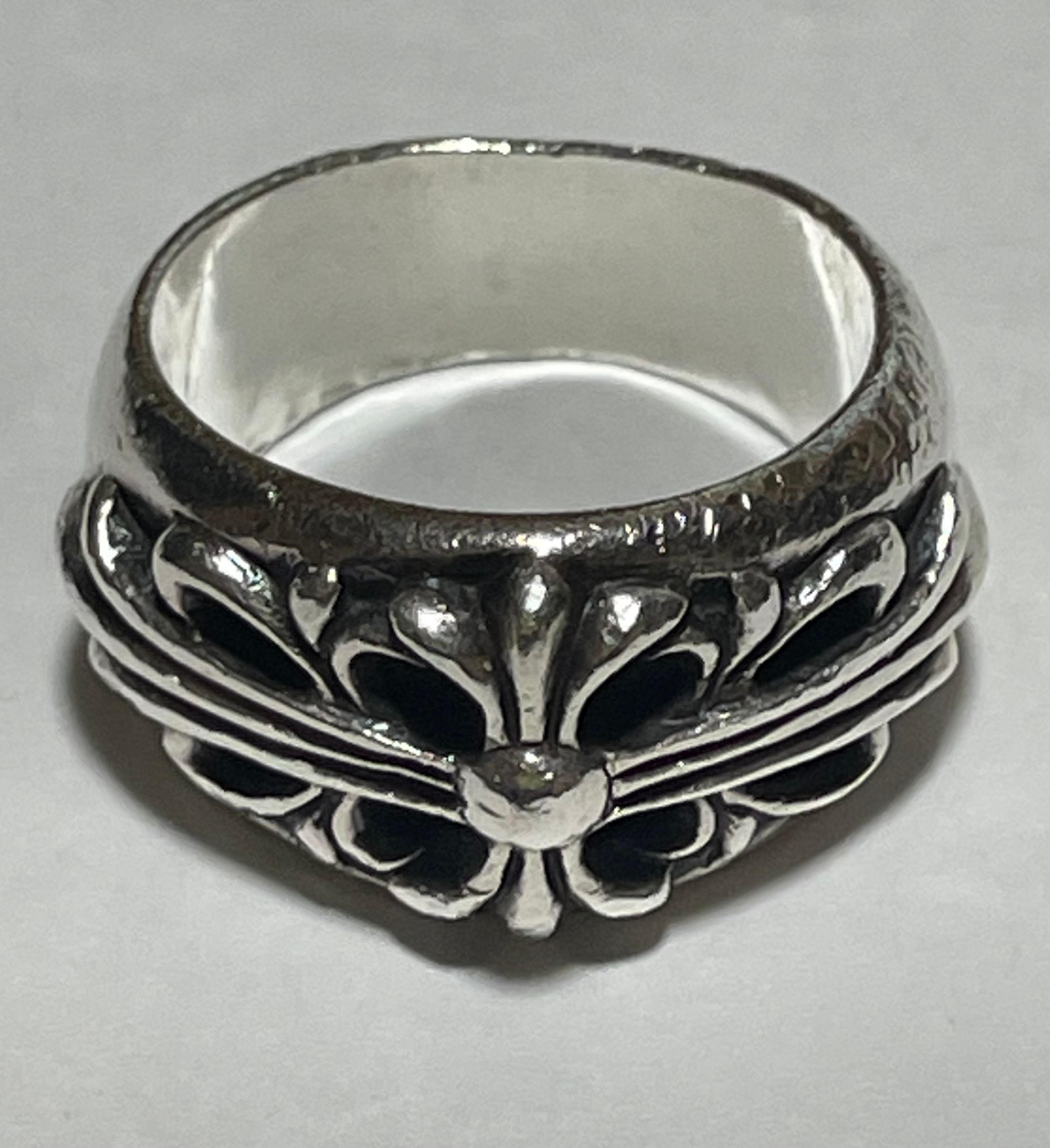 Chrome Hearts Floral Cross Ring "Silver"