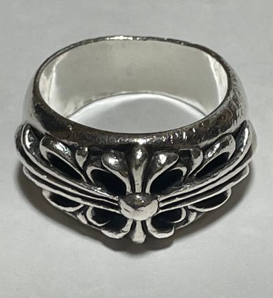 Chrome Hearts Floral Cross Ring "Silver"