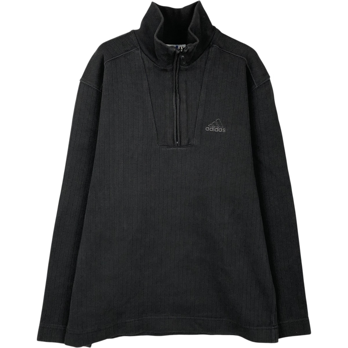 古着 00年代 アディダス adidas ハーフジップスウェットシャツ トレーナー メンズM相当/eaa647711