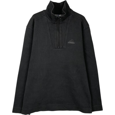 古着 00年代 アディダス adidas ハーフジップスウェットシャツ トレーナー メンズM相当/eaa647711