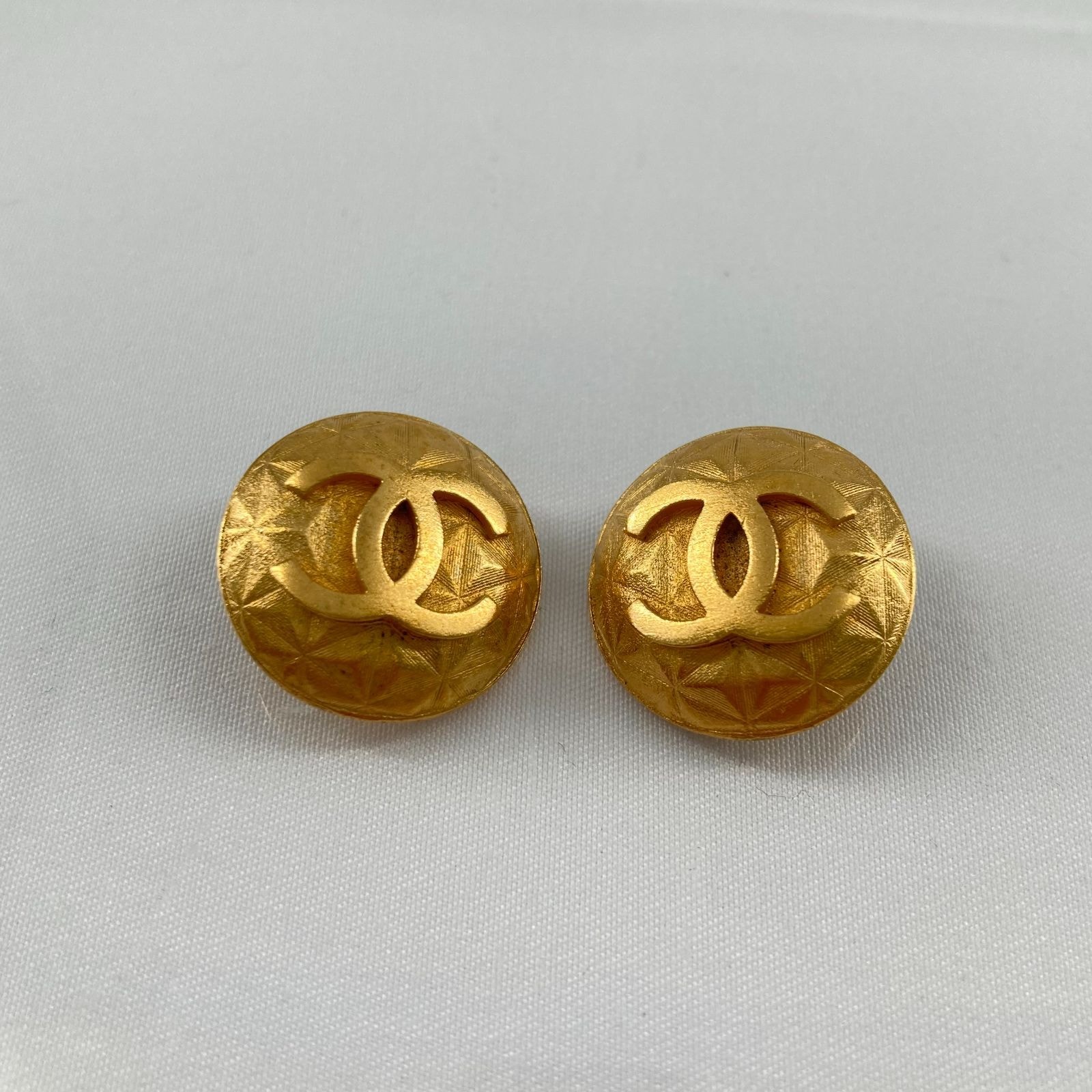 CHANEL(シャネル)ココマーク GP 95A コメ付き イヤリング ゴールド