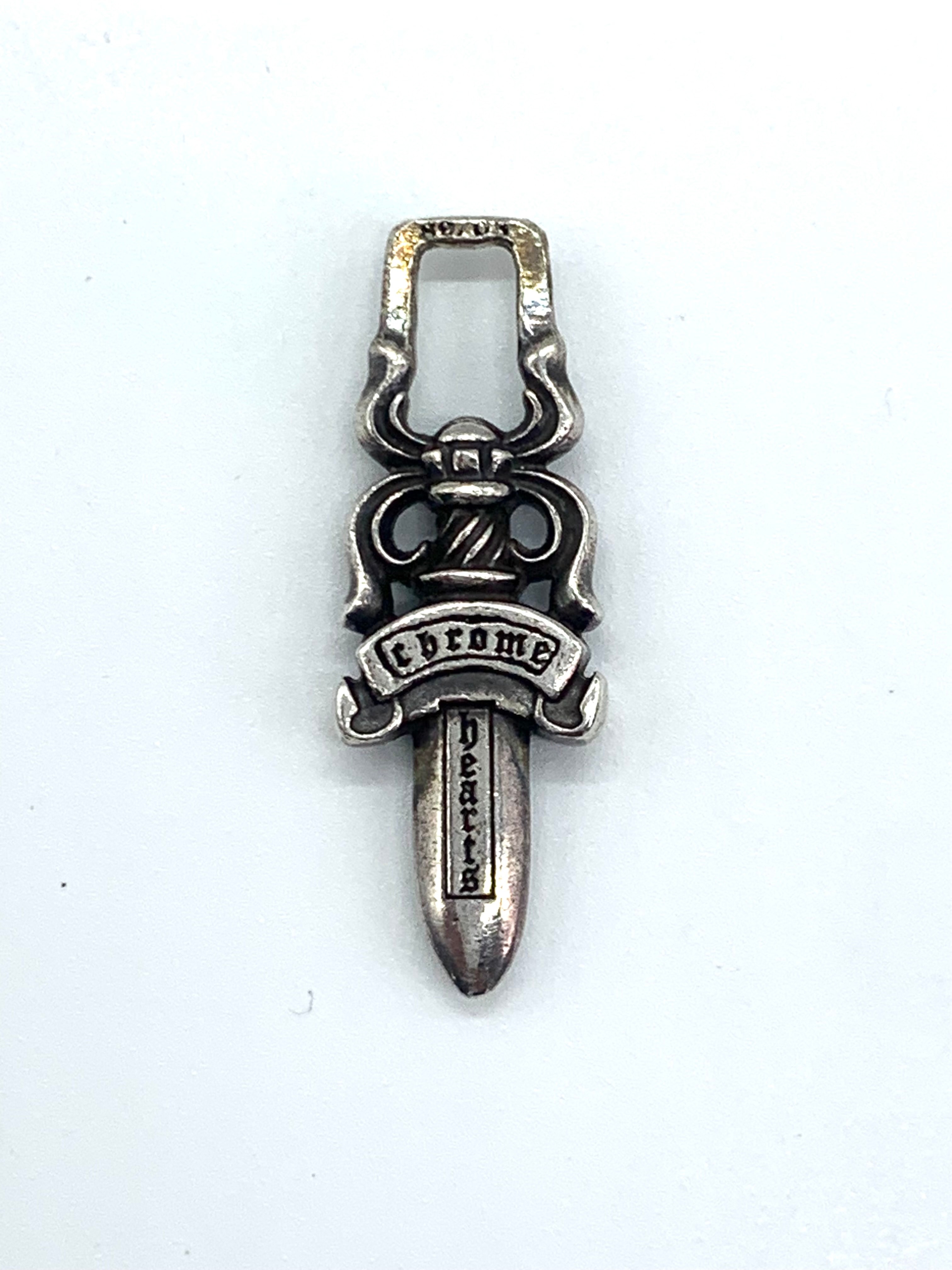 Chrome Hearts #5 Dagger Charm Zip 1 "Silver"