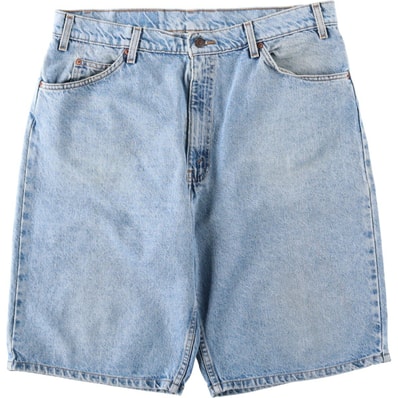 古着 リーバイス Levi's 550 RELAXED FIT オレンジタブ デニムショーツ ハーフパンツ ジョーツ メンズw37相当 ヴィンテージ/eaa656882