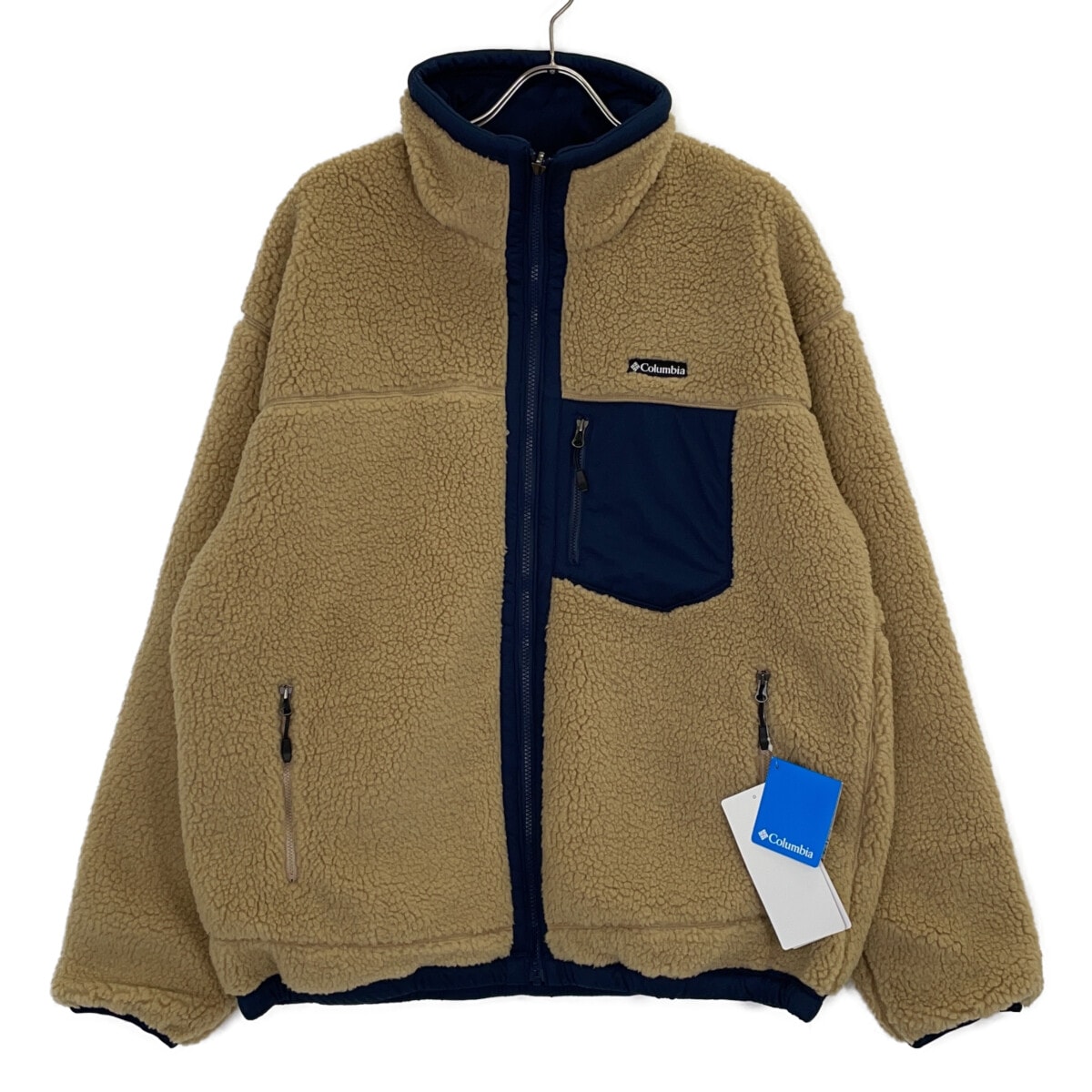 コロンビア ブラウン PM3437-214 シカゴアべニューリバーシブルフリースジャケット Chicago Avenue Reversible Fleece Jacket L