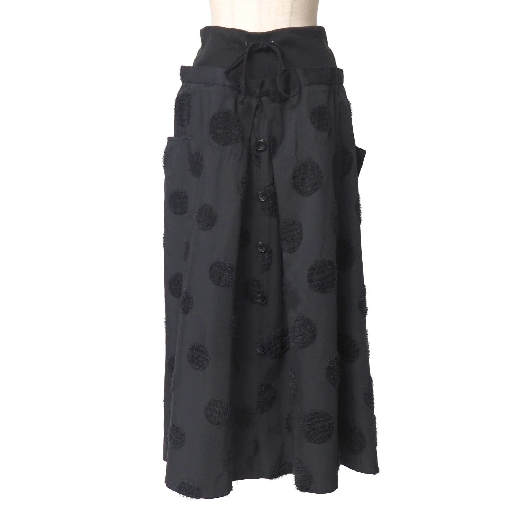 Y's Yohji Yamamoto ワイズ ヨウジヤマモト スカート サイズ1 ドット フレアスカート ブランド古着【中古】20260617/RA9899