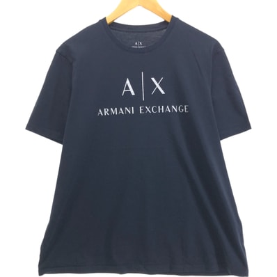 古着 アルマーニ ARMANI EXCHANGE 半袖 プリントTシャツ メンズXXL相当/eaa551637