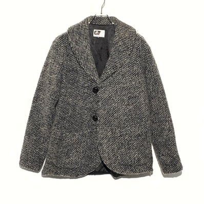 Engineered Garments Shawl Collar Wool Tailored Jacket Gray