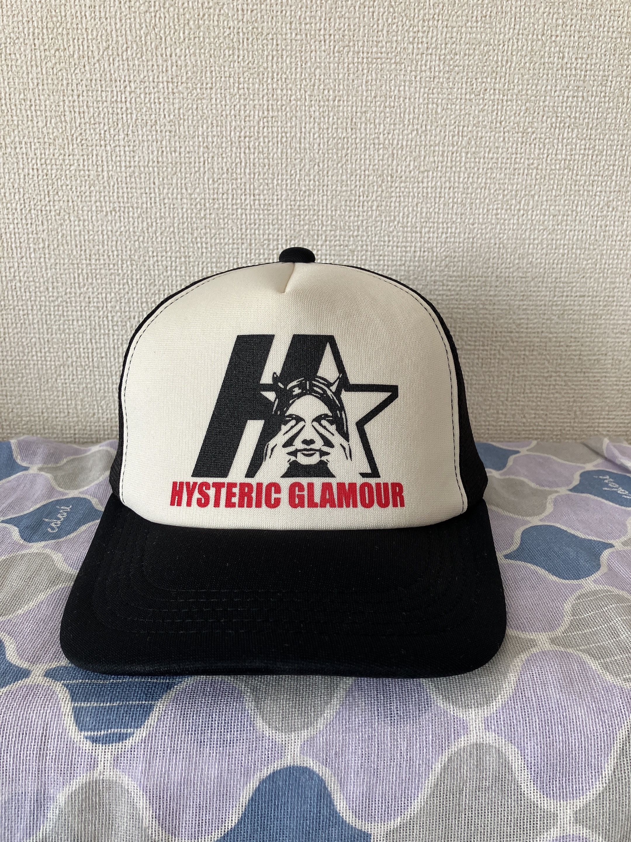 HYSTERIC GLAMOUR Star Evil Mesh Cap "Black" 02243QH02
