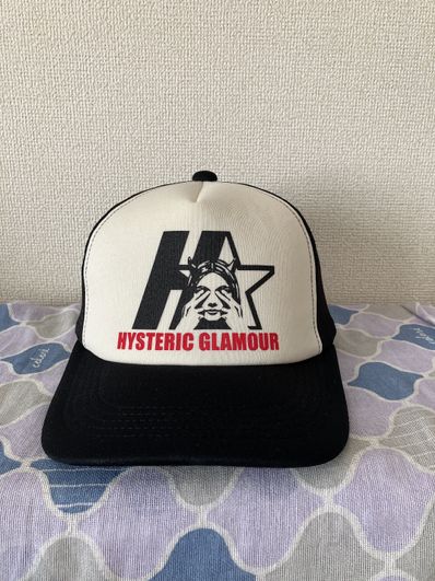 HYSTERIC GLAMOUR Star Evil Mesh Cap "Black" 02243QH02