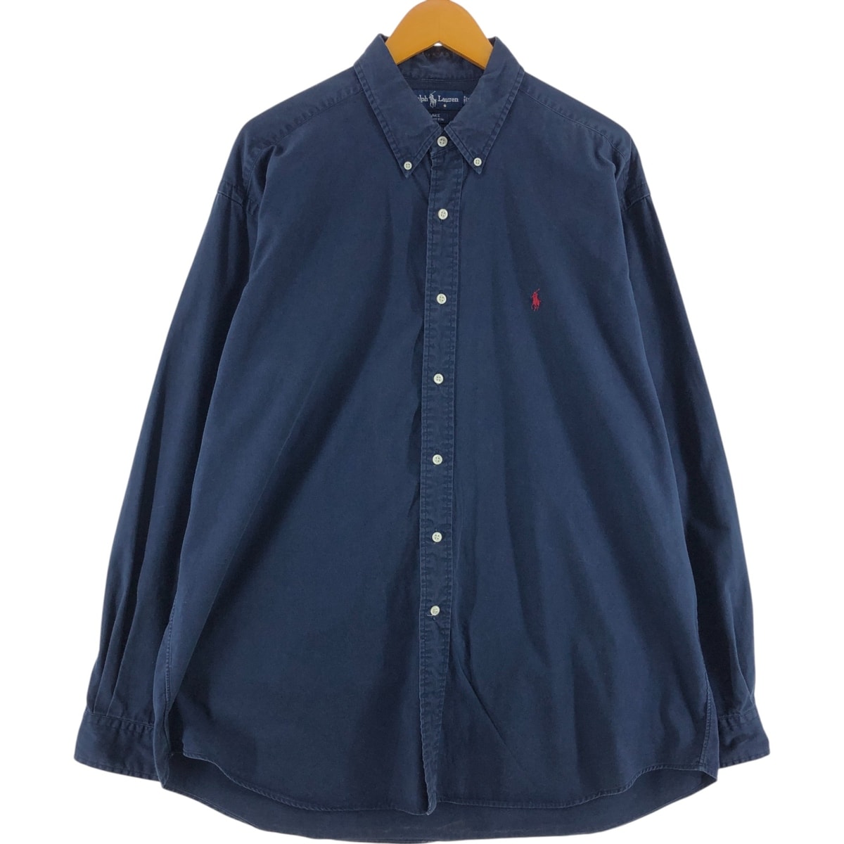 古着 ラルフローレン Ralph Lauren BLAKE 長袖 ボタンダウンシャツ メンズXL相当/eaa526823