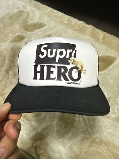 Supreme / ANTIHERO Mesh Back 5-Panel "Black"