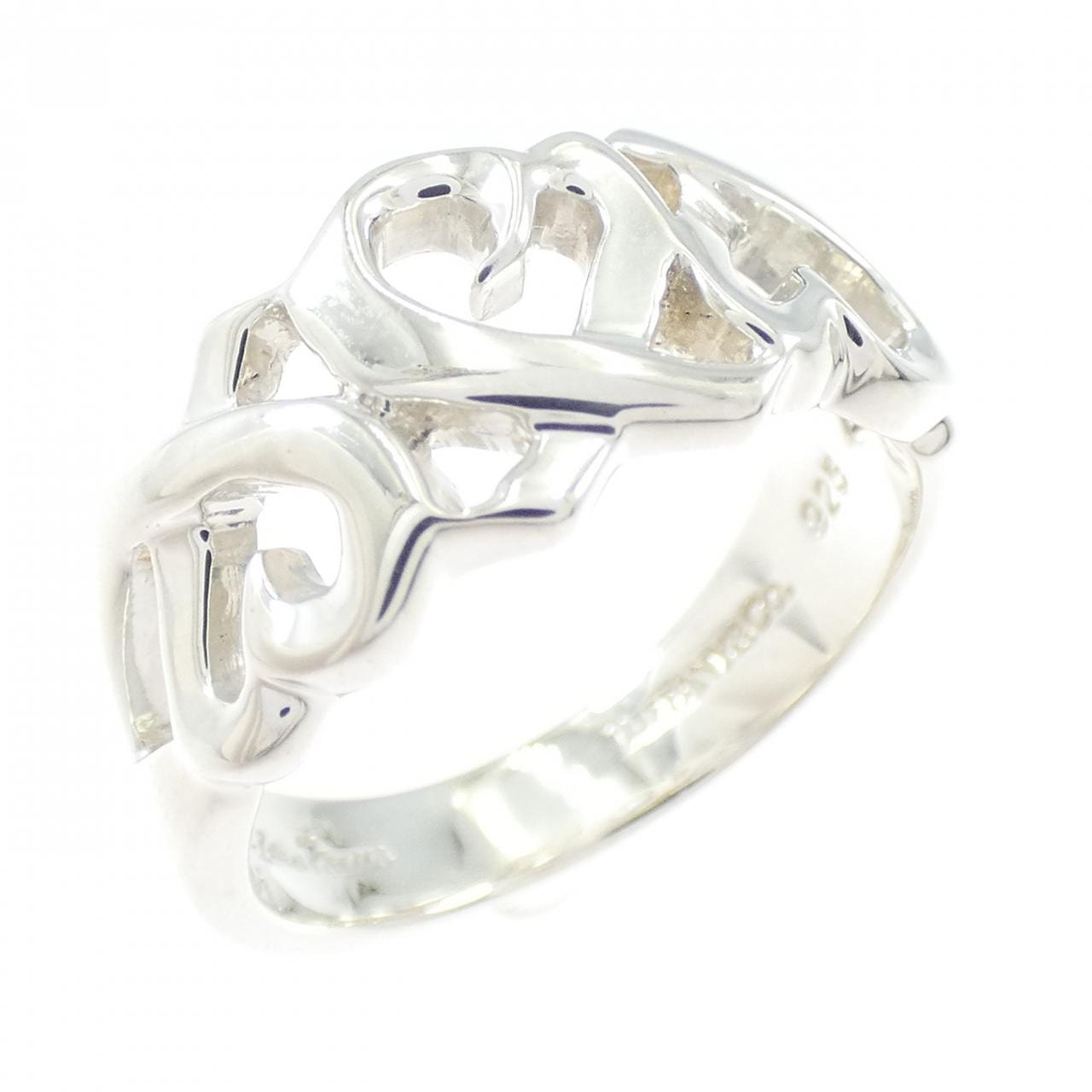 ティファニー トリプルラビングハート リング