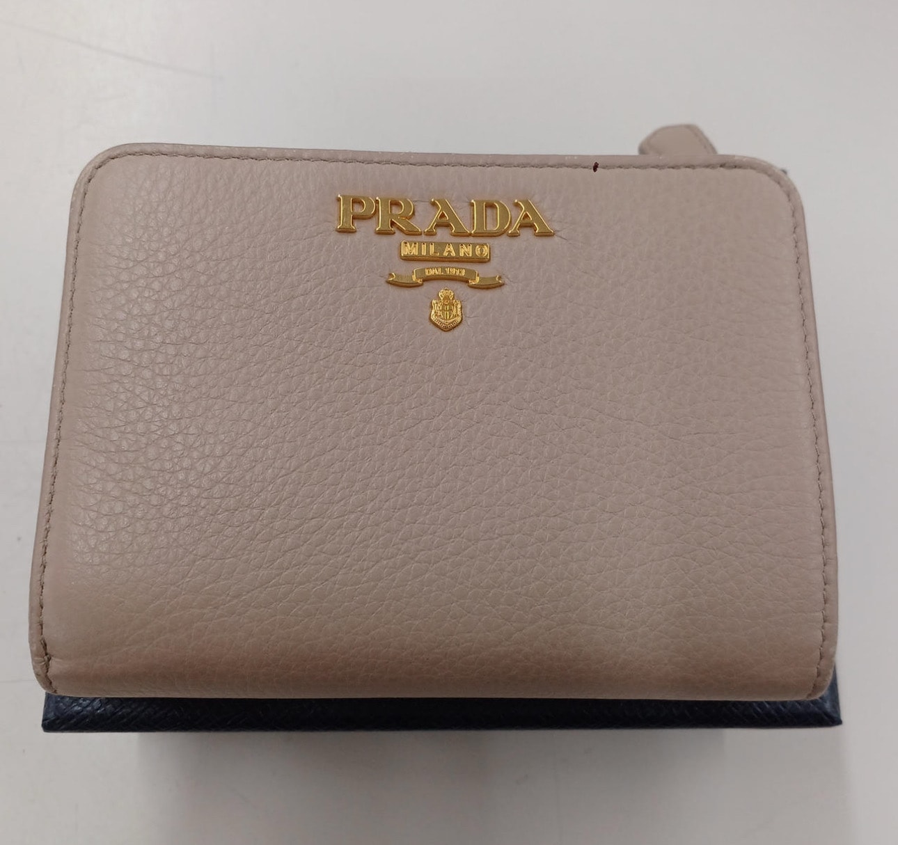 PRADA Saffiano Multicolor Wallet "Clay/Water Lily"