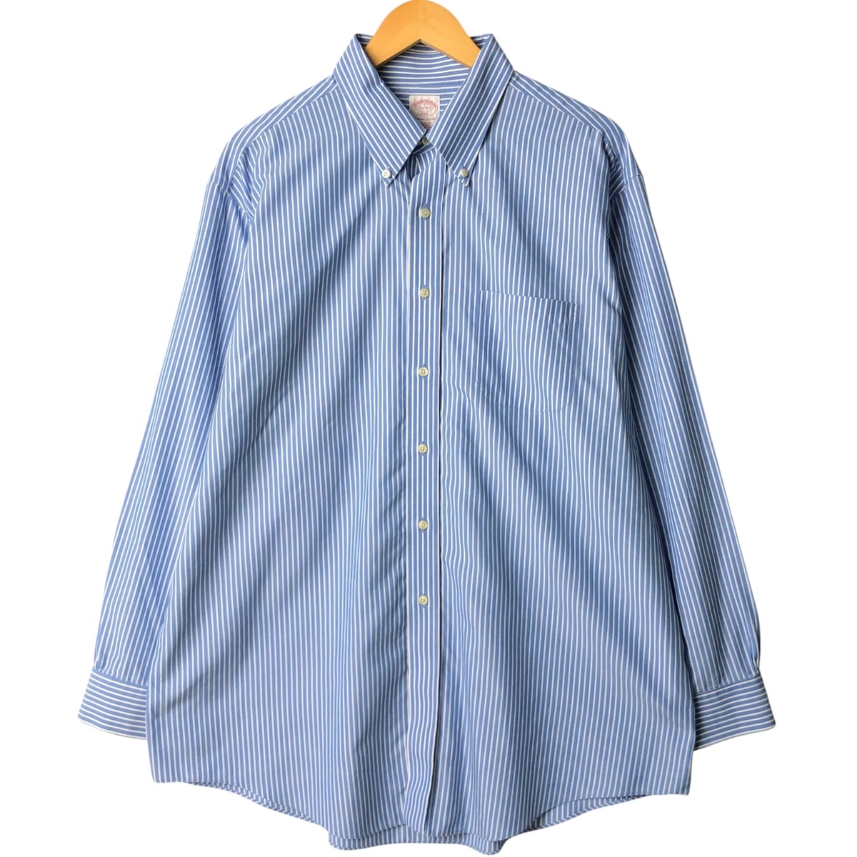 古着 ブルックスブラザーズ Brooks Brothers 346 REGURAR FIT 長袖 ボタンダウンストライプシャツ メンズXL相当/eaa591261