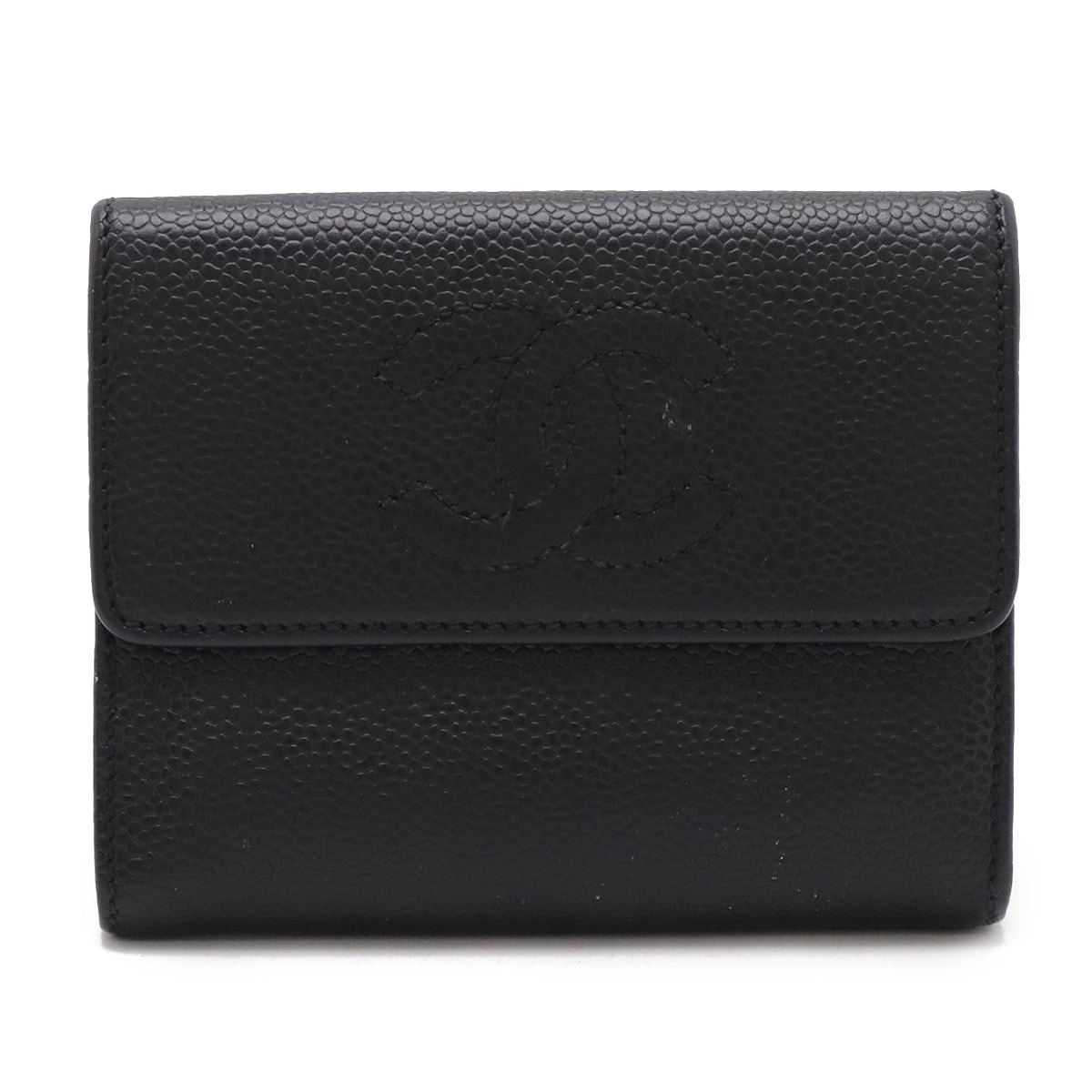 シャネル 三つ折り財布 レディース