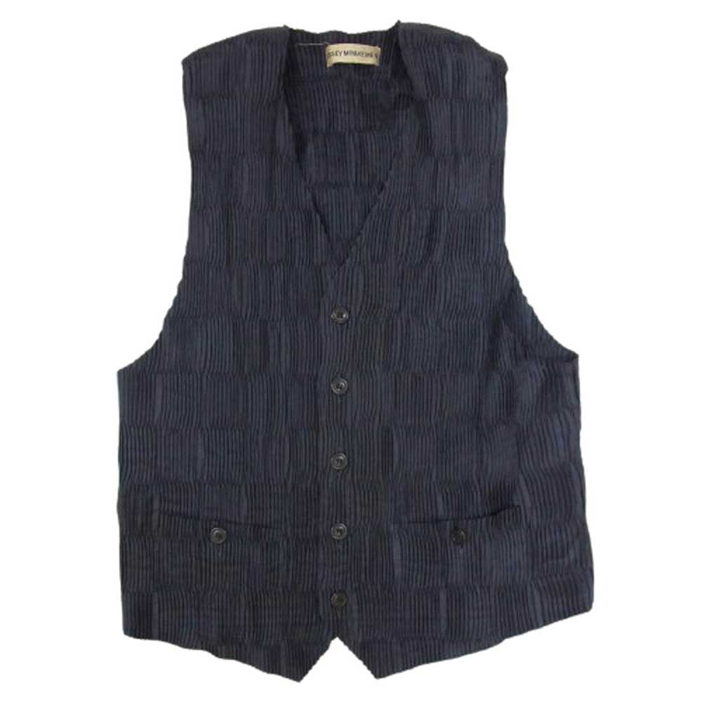 傷や汚れあり】ISSEY MIYAKE イッセイミヤケ ベスト ME81-FE168