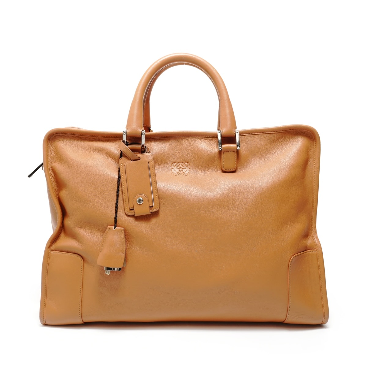 ロエベ LOEWE アマソナ 40 レザー ハンドバッグ【中古】