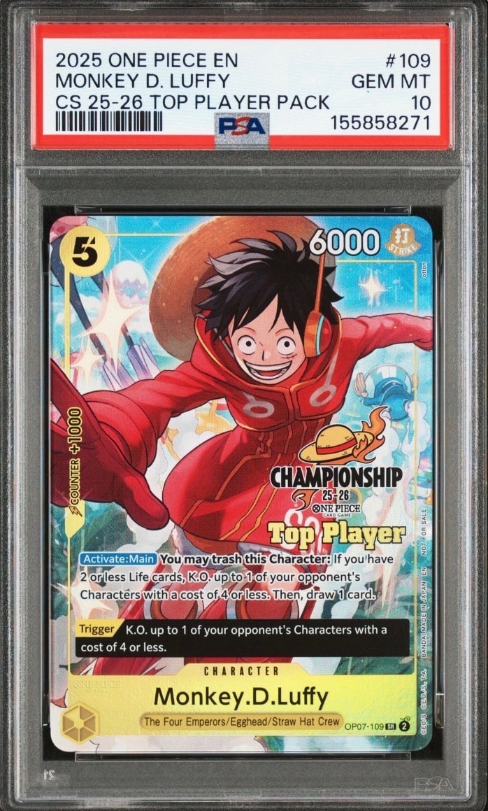 モンキー・D・ルフィ SR [OP07-109]【英語版】(プロモーションカード「チャンピオンシップ 25-26 トッププレイヤーパック」)