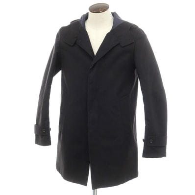 【中古】ジャーナルスタンダード レリューム JOURNAL STANDARD relume ウール フーデッドコート ブラック【サイズL】【メンズ】