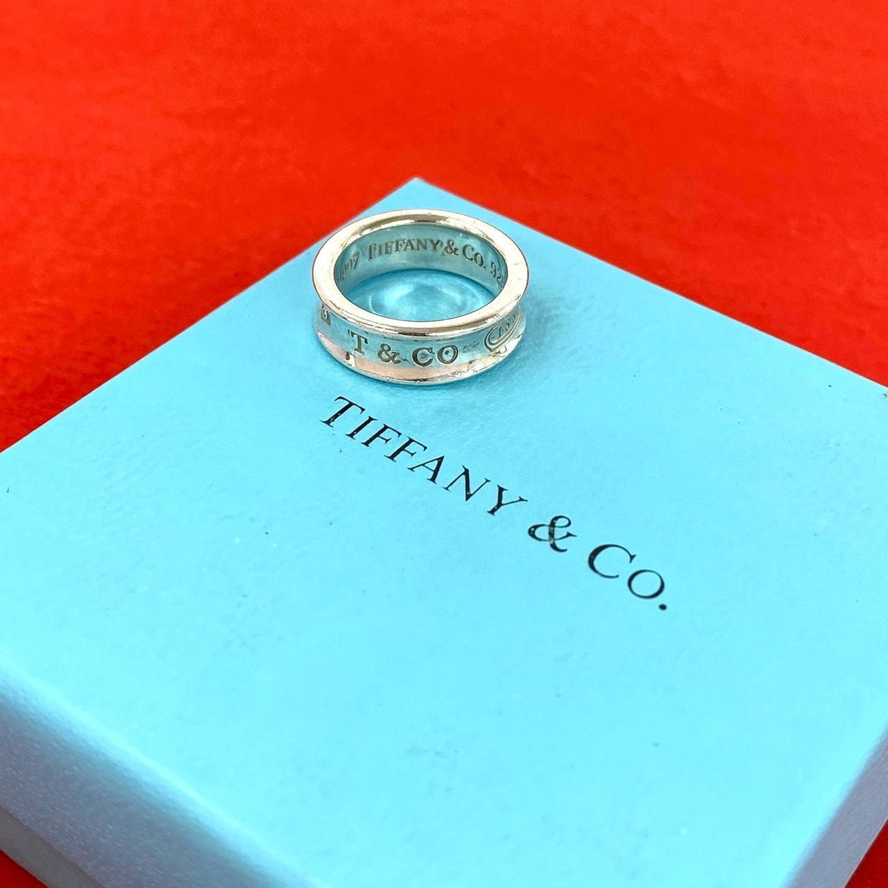 TIFFANY&Co. ティファニー ナロー リング シルバー925 リング・指輪 12号 シルバー
 56516