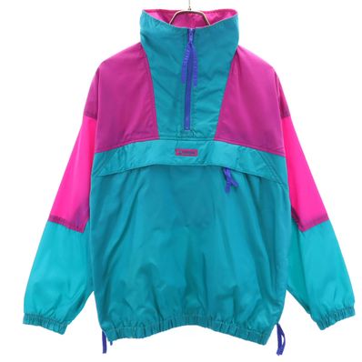 Columbia 80s ハーフジップ プルオーバー ナイロンジャケット