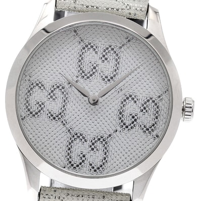 ☆美品 グッチ Gタイムレス 126.4/YA1264058 メンズ 【中古】