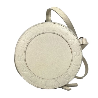 ブルガリ BVLGARI ヨーヨー B-ZERO1 ビーゼロワン ポシェット 斜め掛け カバン ショルダーバッグ レザー ベージュ