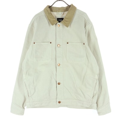 ZARA ザラ 長袖 デニムジャケット S ホワイト