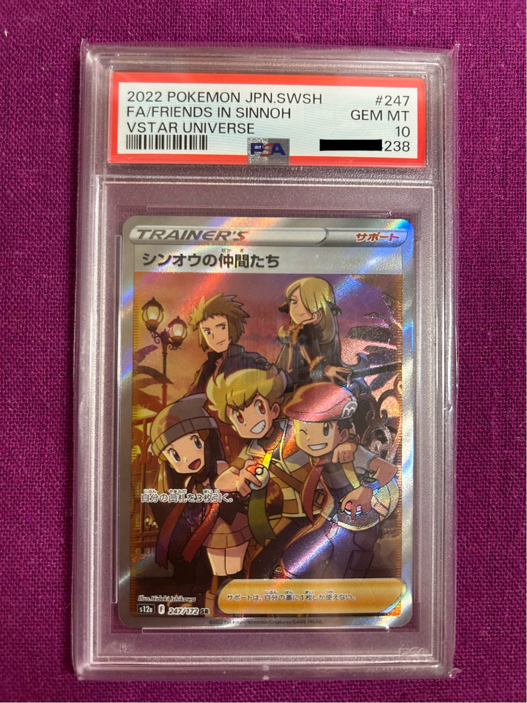 シンオウの仲間たち SR[s12a 247/172](ハイクラスパック「VSTARユニバース」)
