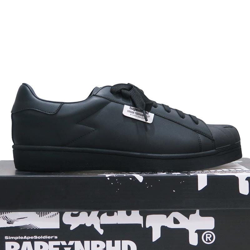 NEIGHBORHOOD x A BATHING APE Skull Shoes "Black"