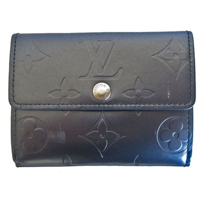 ルイ ヴィトン LOUIS VUITTON コインケース カードケース コンパクトウォレット モノグラム マット ラドロー/モノグラム マット ネイビー メンズ M65122【中古】 s0290a