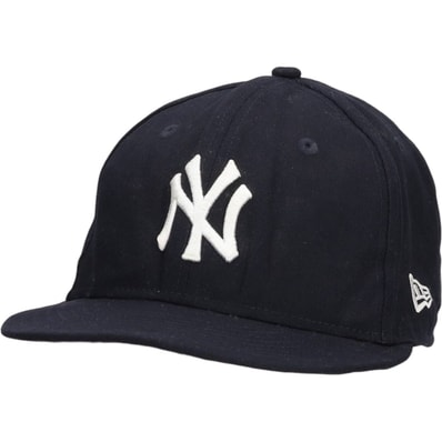 古着 ニューエラ NEW ERA MLB NEW YORK YANKEES ニューヨークヤンキース ベースボールキャップ 6パネルキャップ フリーサイズ相当/gaa007413