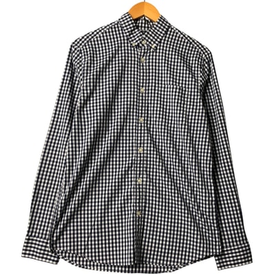 古着 ギャップ GAP 長袖 ボタンダウンチェックシャツ メンズM相当/eaa578021