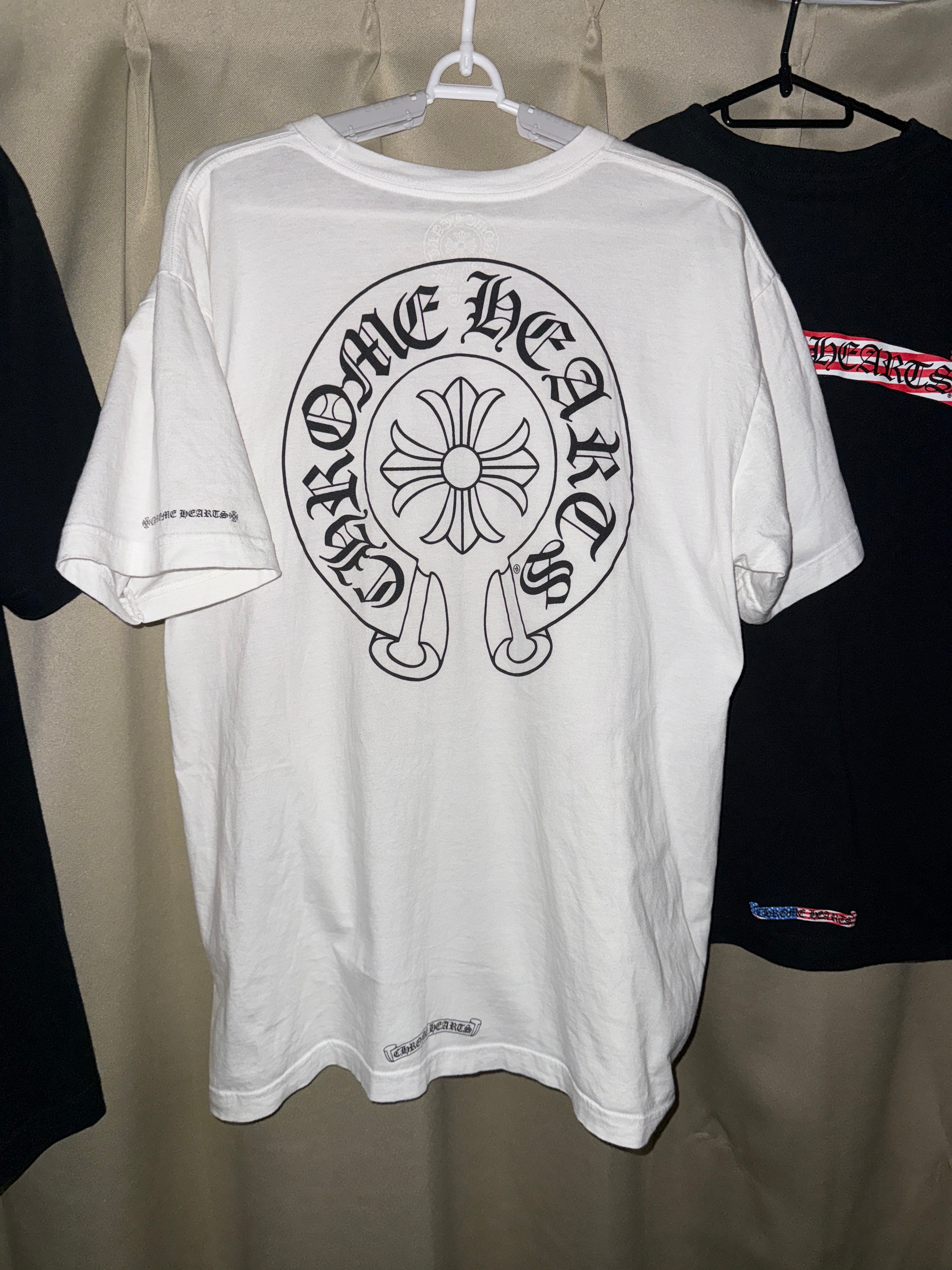 Chrome Hearts Horse Shoe Logo Pocket T-Shirt "White"