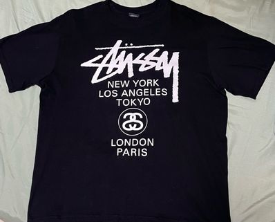 Stussy WORLD TOUR TEE "Black"