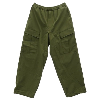 DAIWA PIER39 ダイワピア パンツ TECH LOOSE STRETCH 6P MIL PANTS カーゴ パンツ カーキ系 36【極上美品】【中古】