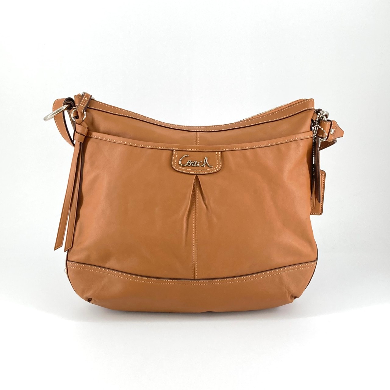 COACH(コーチ) パーク レザー ダッフル F19726 ショルダーバッグ ブラウン