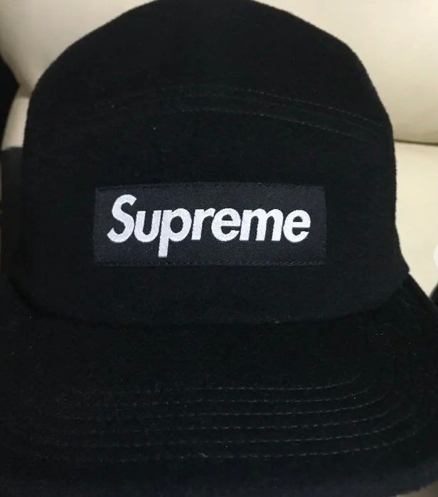 Supreme Wool Camp Cap "Black"
