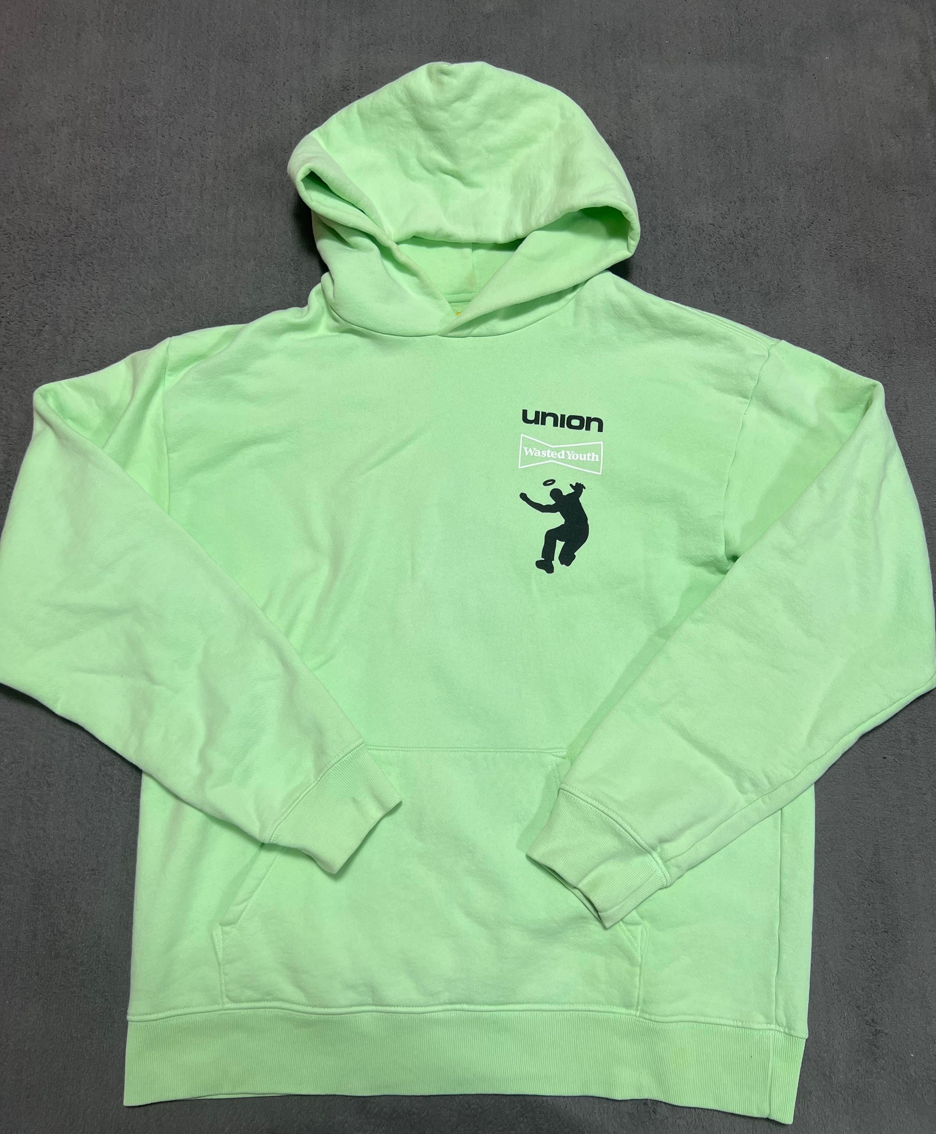 UNION x VERDY Wasted Youth Hoodie "Light Green"