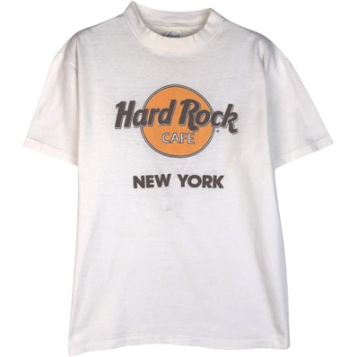 古着 90年代 ヘインズ Hanes BEEFY-T HARD ROCK CAFE ハードロックカフェ アドバタイジングTシャツ USA製 メンズM相当 ヴィンテージ/eaa645831 【中古】 【260520】/eaa645831