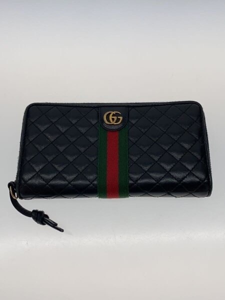 GUCCI Ophidia GG Marmont Sherry Line Quilted Wallet "Black"