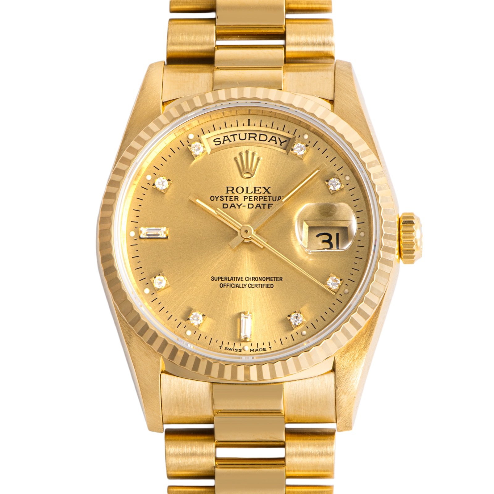 ROLEX ロレックス デイデイト Tritium X番 18238A K18YG【中古】